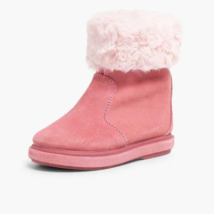 Botas<Pisamonas Botas Pelo Media Cana Con Cremallera