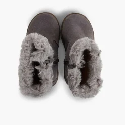 Botas<Pisamonas Botas Pelo Media Cana Con Cremallera