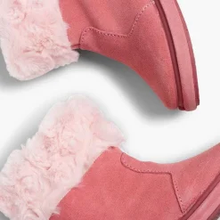 Botas<Pisamonas Botas Pelo Media Cana Con Cremallera