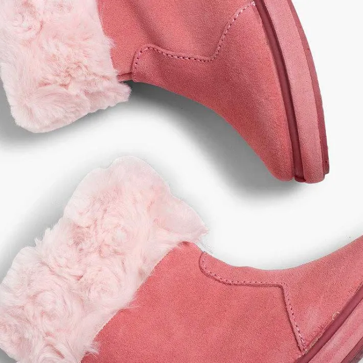 Botas<Pisamonas Botas Pelo Media Cana Con Cremallera