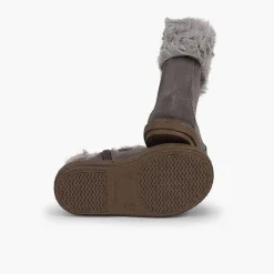 Botas<Pisamonas Botas Pelo Media Cana Con Cremallera