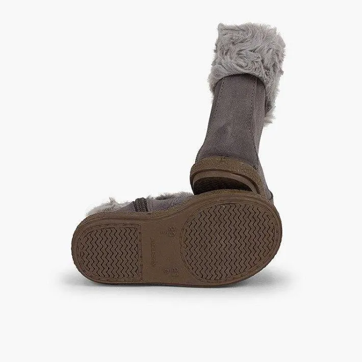 Botas<Pisamonas Botas Pelo Media Cana Con Cremallera