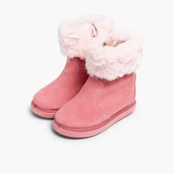 Botas<Pisamonas Botas Pelo Media Cana Con Cremallera