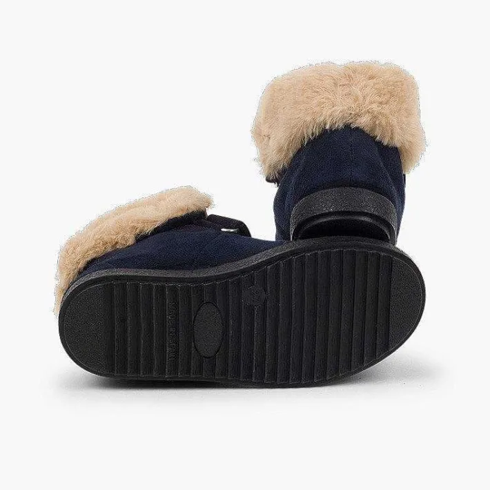 Botas<Pisamonas Botas Pelo Niños Cinta Adhesiva Suela Dentada