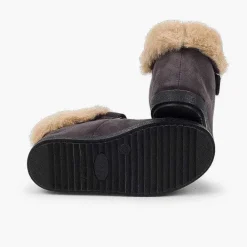 Botas<Pisamonas Botas Pelo Niños Cinta Adhesiva Suela Dentada