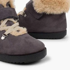 Botas<Pisamonas Botas Pelo Niños Cinta Adhesiva Suela Dentada