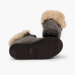 Botas<Pisamonas Botas Pelo Niños Cinta Adhesiva Suela Dentada