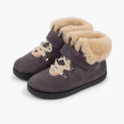 Botas<Pisamonas Botas Pelo Niños Cinta Adhesiva Suela Dentada