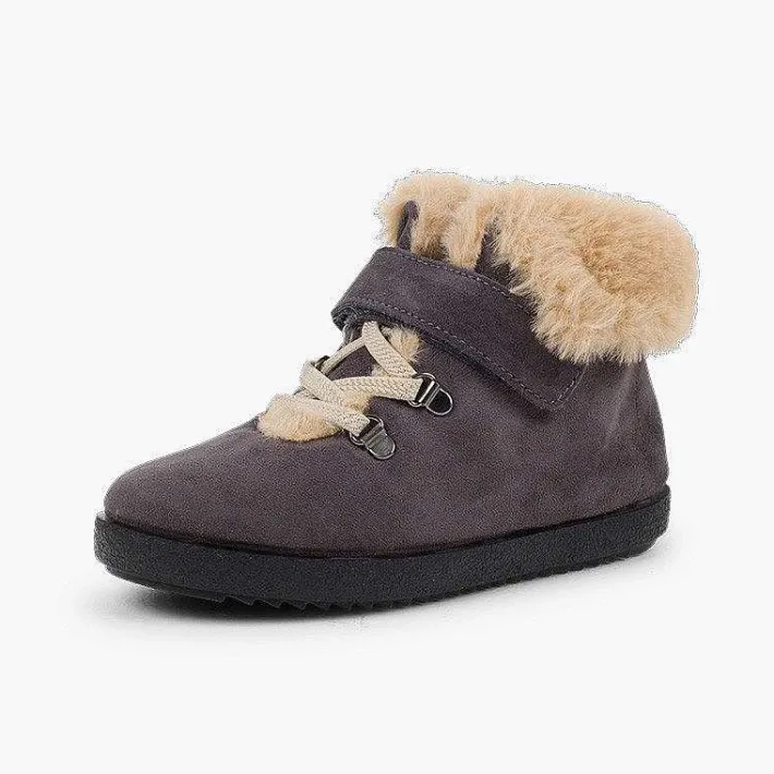 Botas<Pisamonas Botas Pelo Niños Cinta Adhesiva Suela Dentada