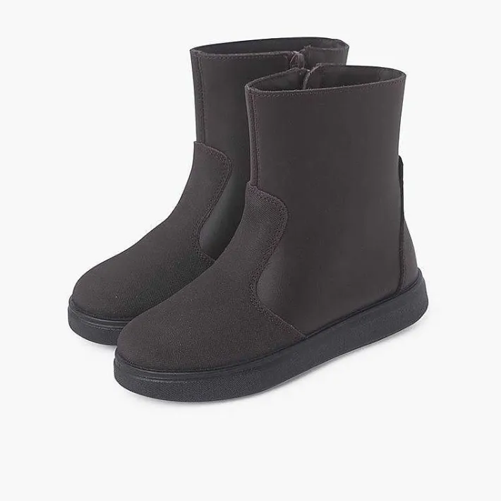 Botas<Pisamonas Botas Piel Con Refuerzo Y Cremallera Lateral