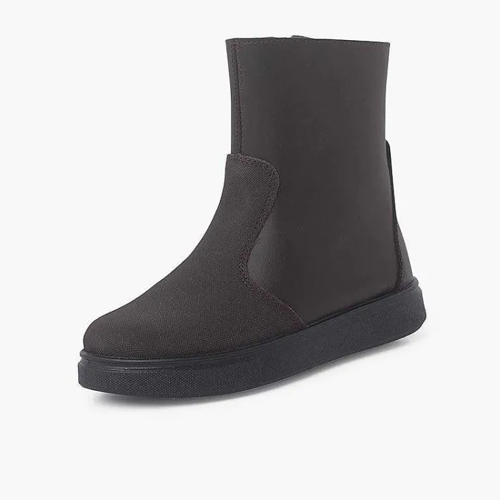 Botas<Pisamonas Botas Piel Con Refuerzo Y Cremallera Lateral