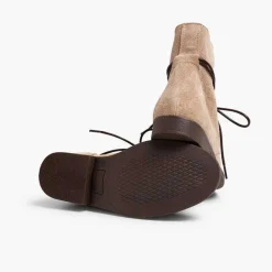 Botas<Pisamonas Botas Serraje Cordones Encerados