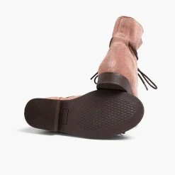 Botas<Pisamonas Botas Serraje Cordones Encerados