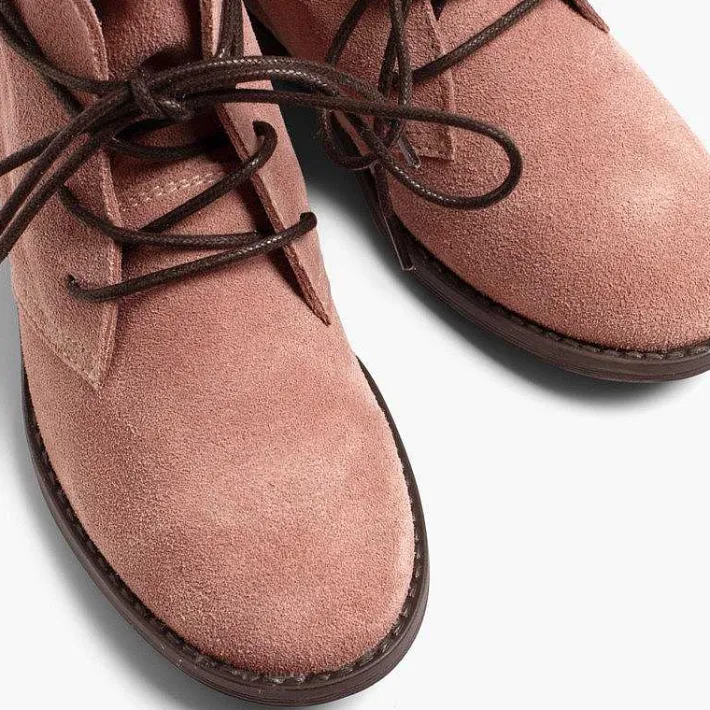 Botas<Pisamonas Botas Serraje Cordones Encerados