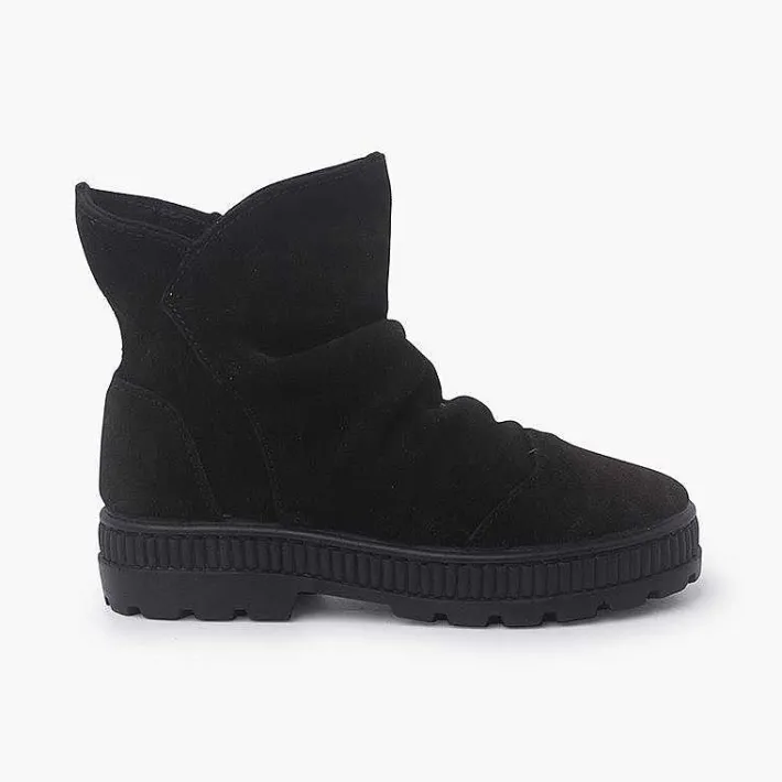 Botas<Pisamonas Botas Serraje Efecto Arrugado
