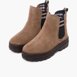 Botas<Pisamonas Botas Serraje Elastico Lateral Calcetin Rayas