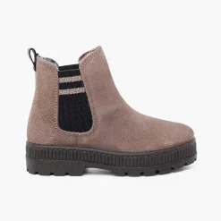 Botas<Pisamonas Botas Serraje Elastico Lateral Calcetin Rayas