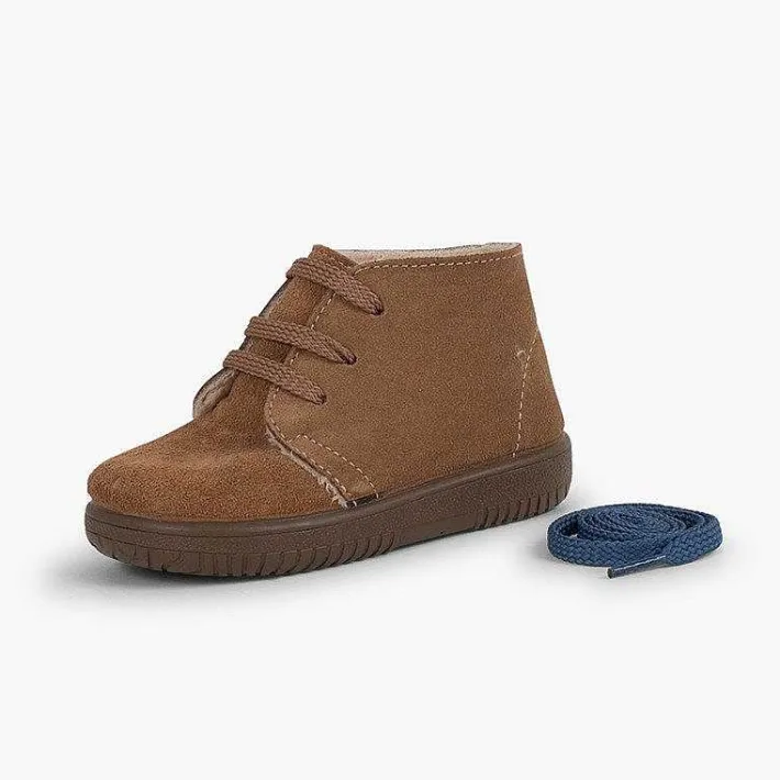 Botas<Pisamonas Botas Serraje Niños Cordones Intercambiables