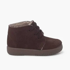 Botas<Pisamonas Botas Serraje Niños Cordones Intercambiables
