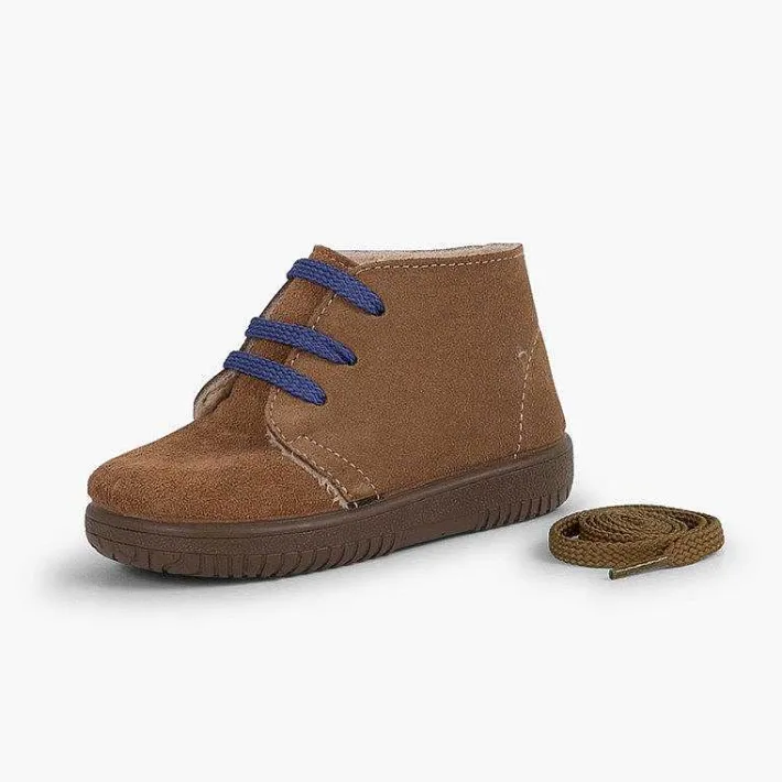 Botas<Pisamonas Botas Serraje Niños Cordones Intercambiables