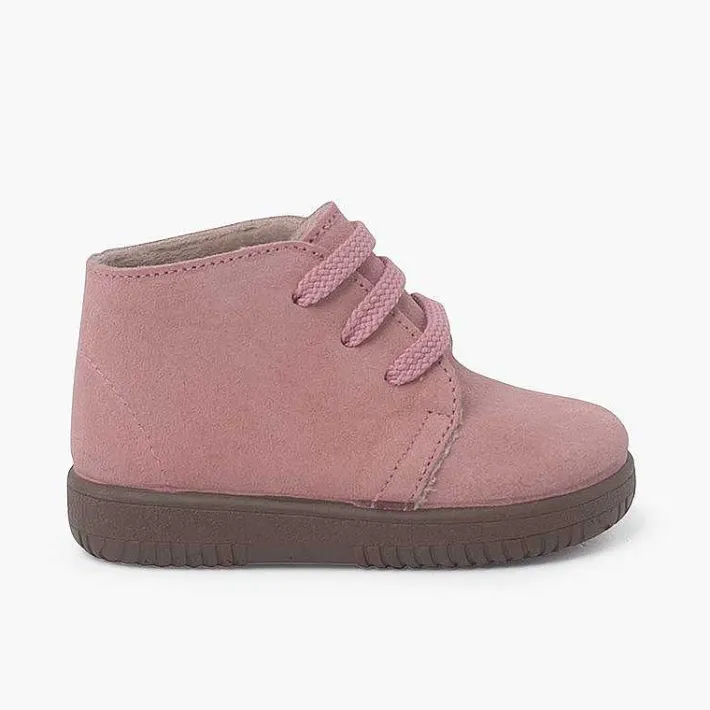 Botas<Pisamonas Botas Serraje Niños Cordones Intercambiables