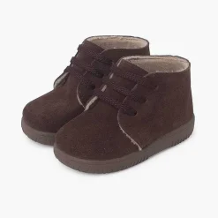 Botas<Pisamonas Botas Serraje Niños Cordones Intercambiables