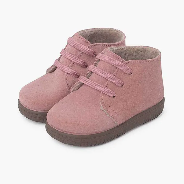 Botas<Pisamonas Botas Serraje Niños Cordones Intercambiables