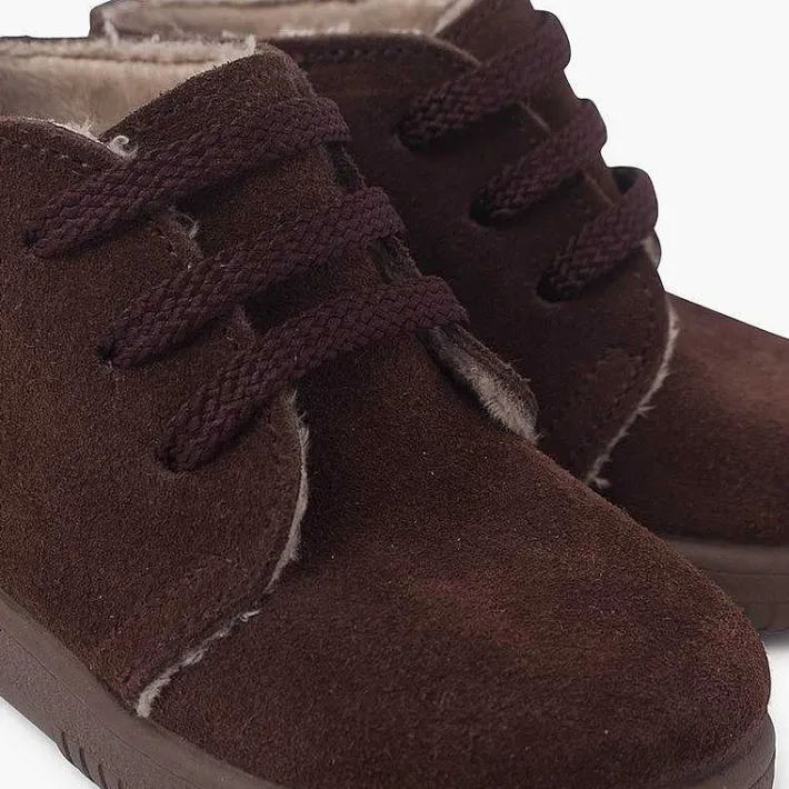 Botas<Pisamonas Botas Serraje Niños Cordones Intercambiables