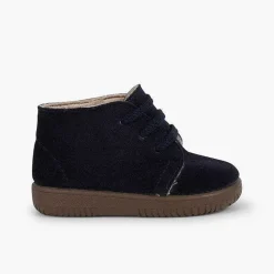 Botas<Pisamonas Botas Serraje Niños Cordones Intercambiables