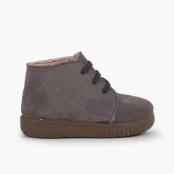Botas<Pisamonas Botas Serraje Niños Cordones Intercambiables