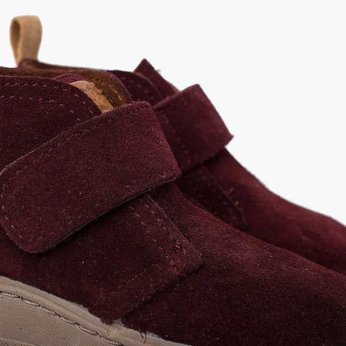 Botas<Pisamonas Botas Serraje Niños Suela Sport Tira Adherente