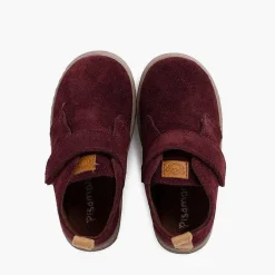 Botas<Pisamonas Botas Serraje Niños Suela Sport Tira Adherente