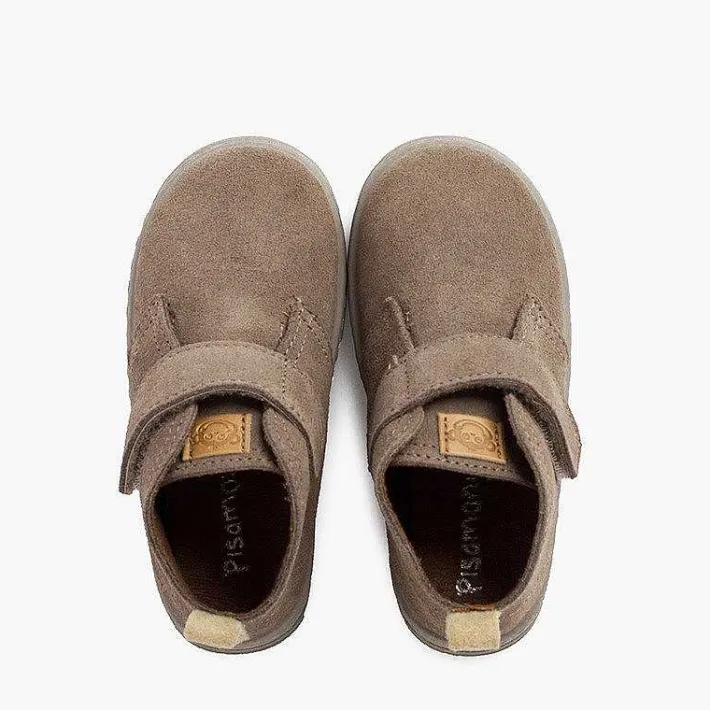 Botas<Pisamonas Botas Serraje Niños Suela Sport Tira Adherente