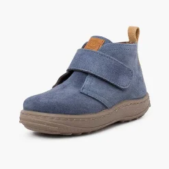 Botas<Pisamonas Botas Serraje Niños Suela Sport Tira Adherente