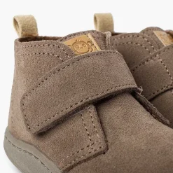 Botas<Pisamonas Botas Serraje Niños Suela Sport Tira Adherente