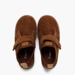 Botas<Pisamonas Botas Serraje Niños Suela Sport Tira Adherente