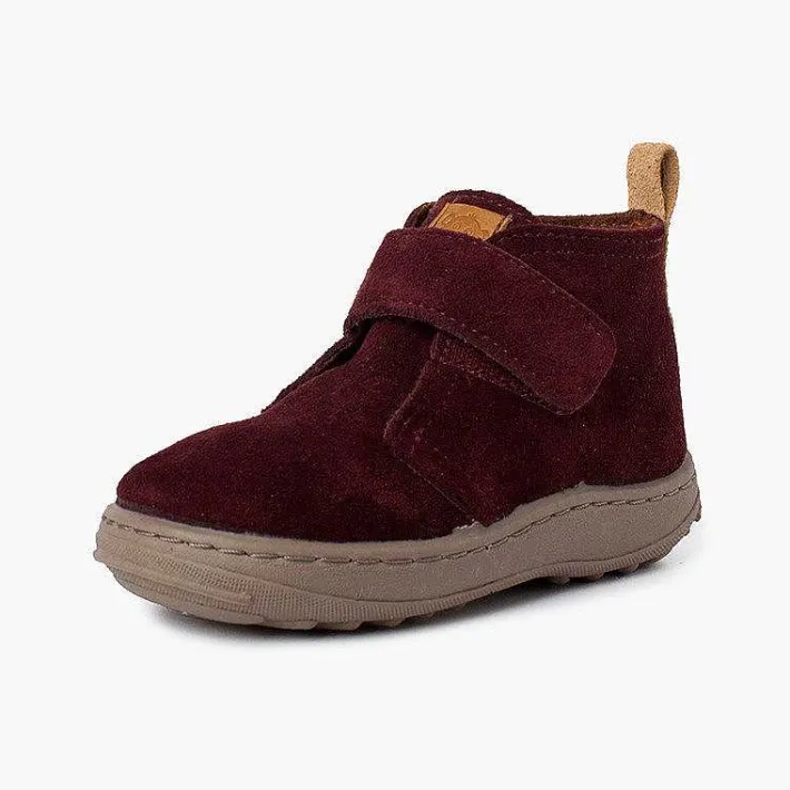 Botas<Pisamonas Botas Serraje Niños Suela Sport Tira Adherente