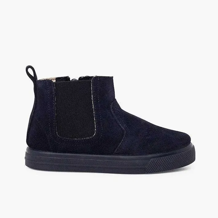 Botas<Pisamonas Botas Suela Ancha Cremallera Y Elastico Niños