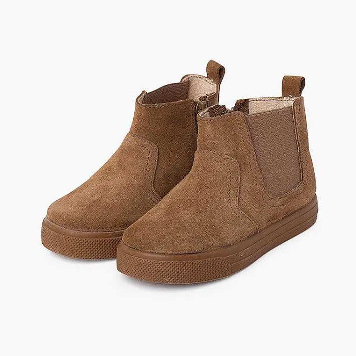Botas<Pisamonas Botas Suela Ancha Cremallera Y Elastico Niños