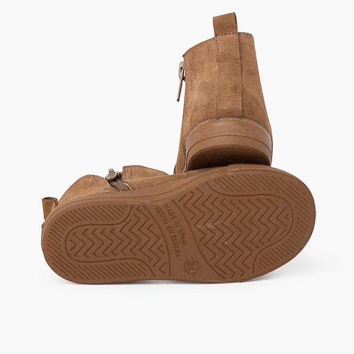 Botas<Pisamonas Botas Suela Ancha Cremallera Y Elastico Niños