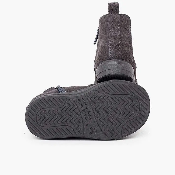 Botas<Pisamonas Botas Suela Ancha Cremallera Y Elastico Niños