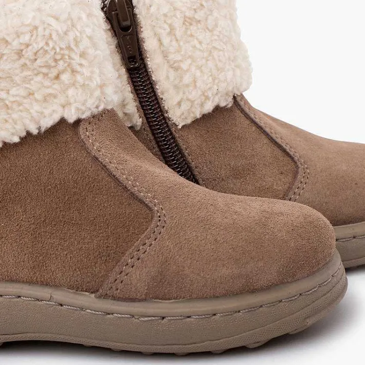Botas<Pisamonas Botas Suela Sport Cremallera Y Borrego