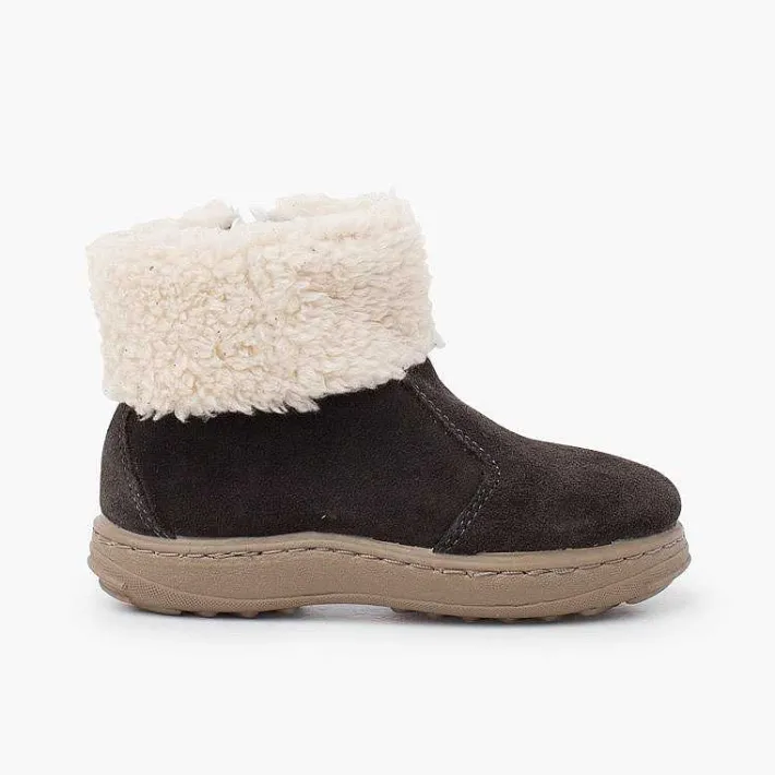 Botas<Pisamonas Botas Suela Sport Cremallera Y Borrego