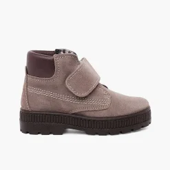 Botas<Pisamonas Botas Suela Track Cierre Adherente Pespuntes