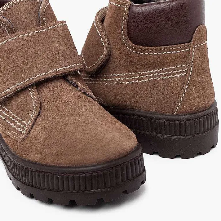 Botas<Pisamonas Botas Suela Track Cierre Adherente Pespuntes