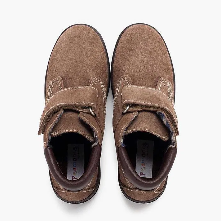 Botas<Pisamonas Botas Suela Track Cierre Adherente Pespuntes