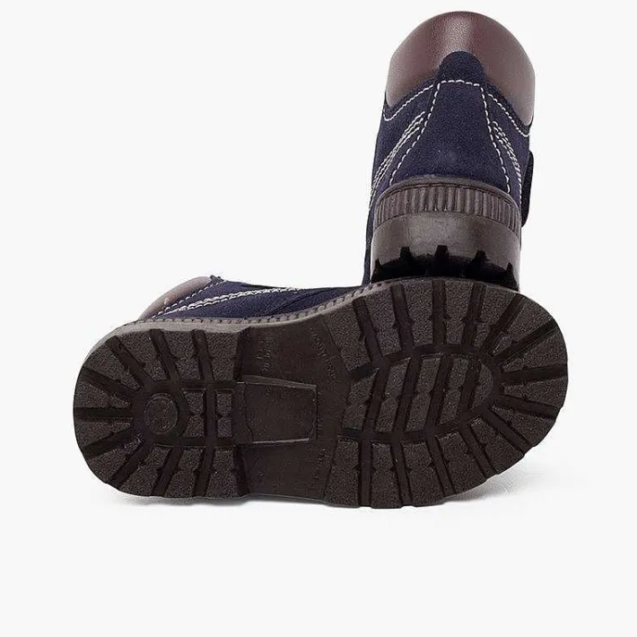 Botas<Pisamonas Botas Suela Track Cierre Adherente Pespuntes