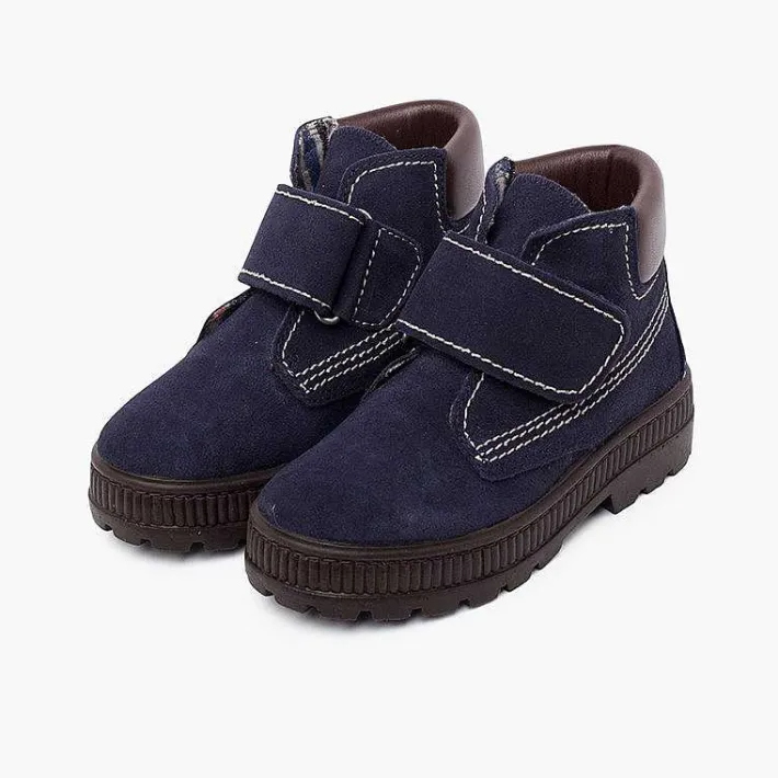 Botas<Pisamonas Botas Suela Track Cierre Adherente Pespuntes