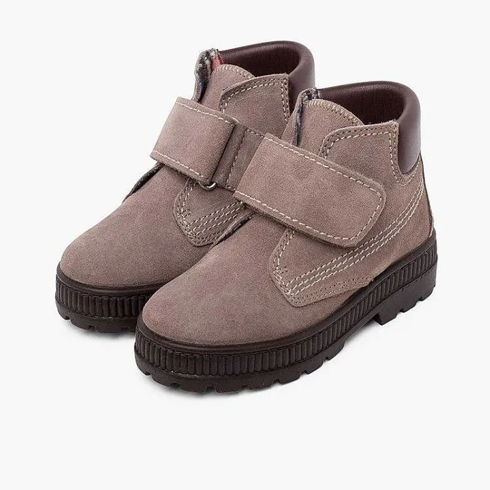 Botas<Pisamonas Botas Suela Track Cierre Adherente Pespuntes