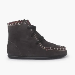 Botas<Pisamonas Botas Tipo Mohicanas Serraje Niños